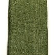 Moss Green Linen Ribbon