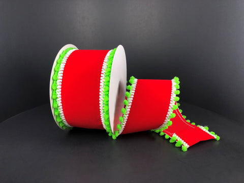Green Ball Ribbon 2.5"