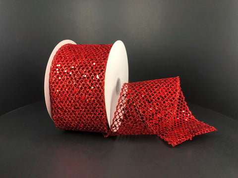 Glitter Net Ribbon