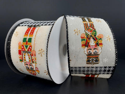 Harlequin Nutcracker Ribbon