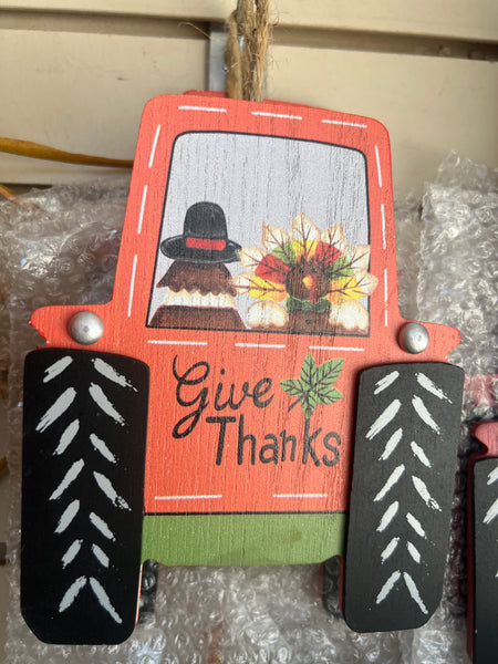 Fall Tractor Sign