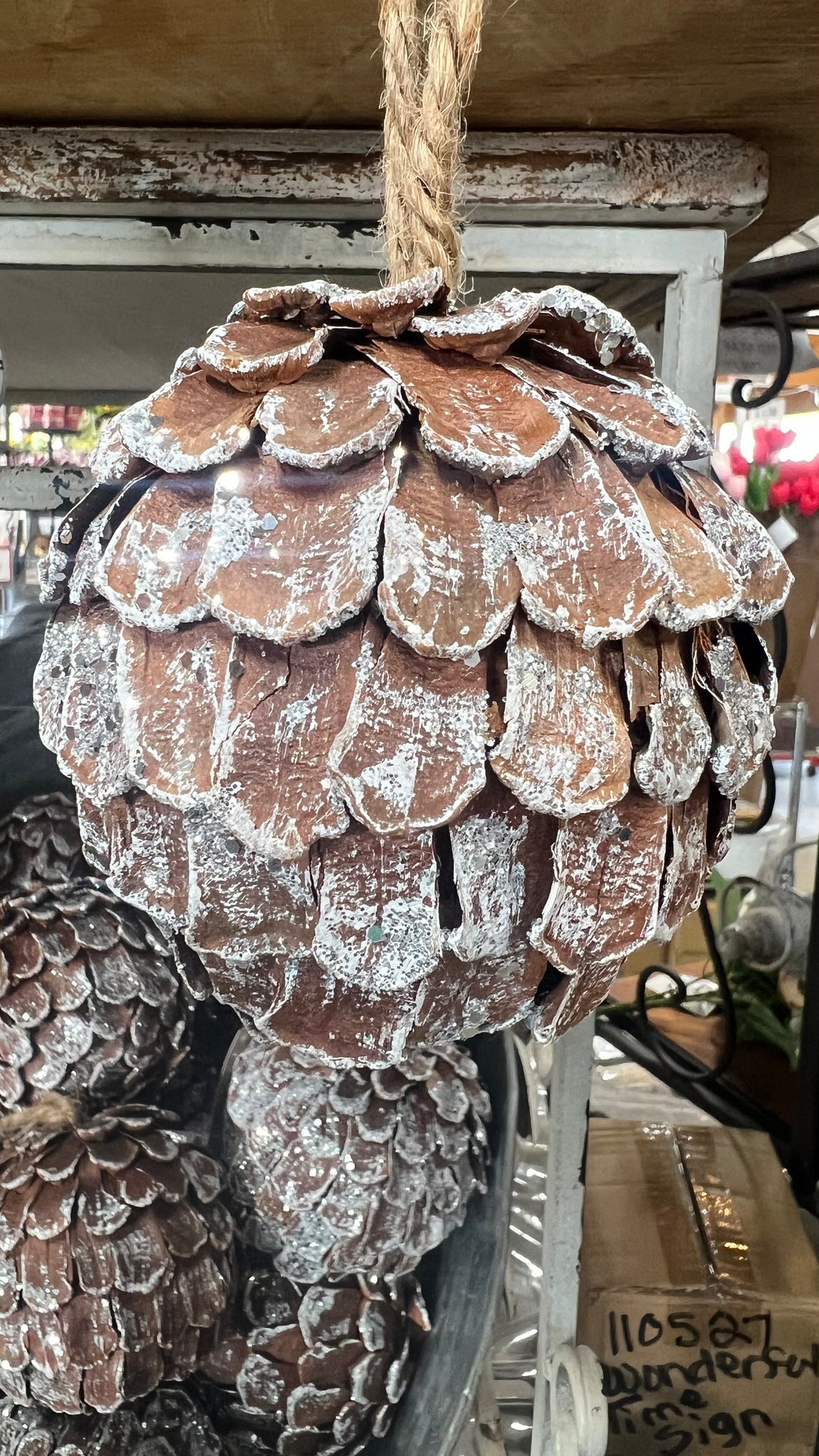 Pinecone Ball Ornament