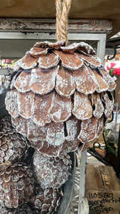 Pinecone Ball Ornament