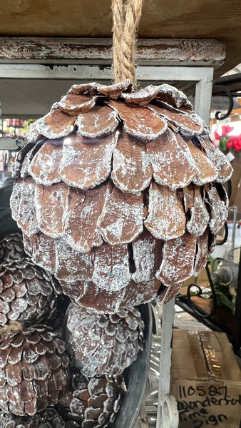 Pinecone Ball Ornament