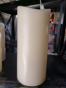 9" Push Flame Candle