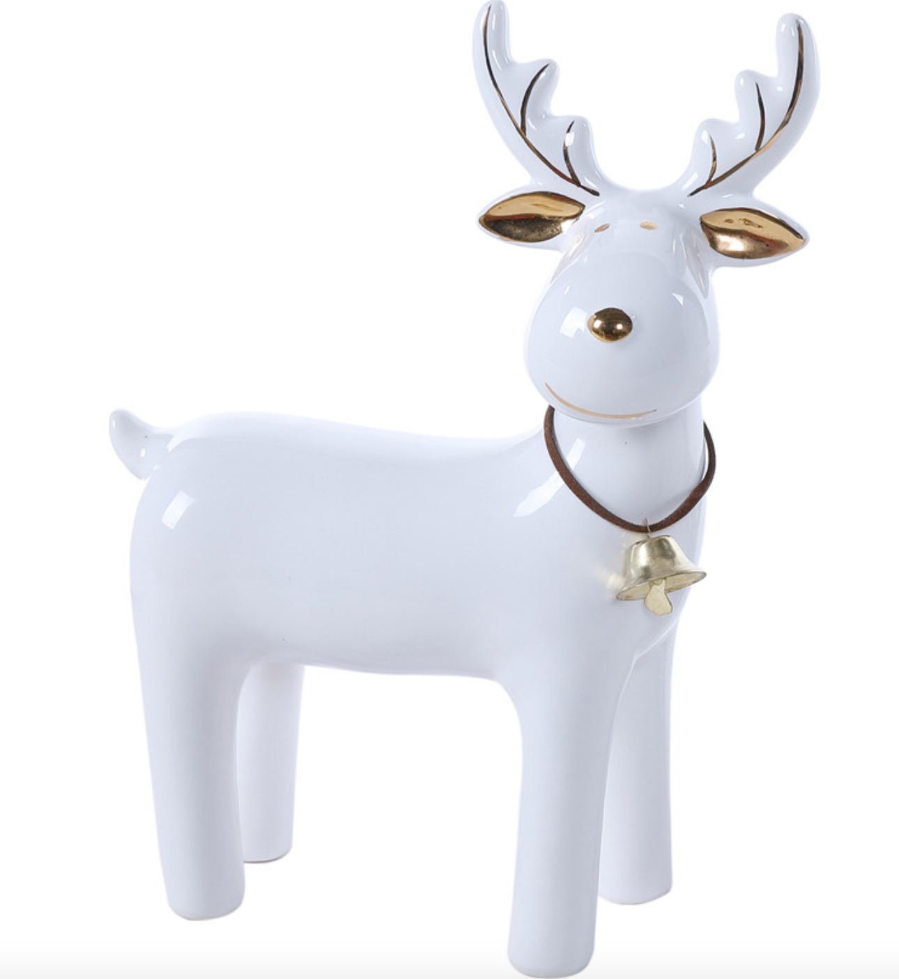 Ceramic White Deer