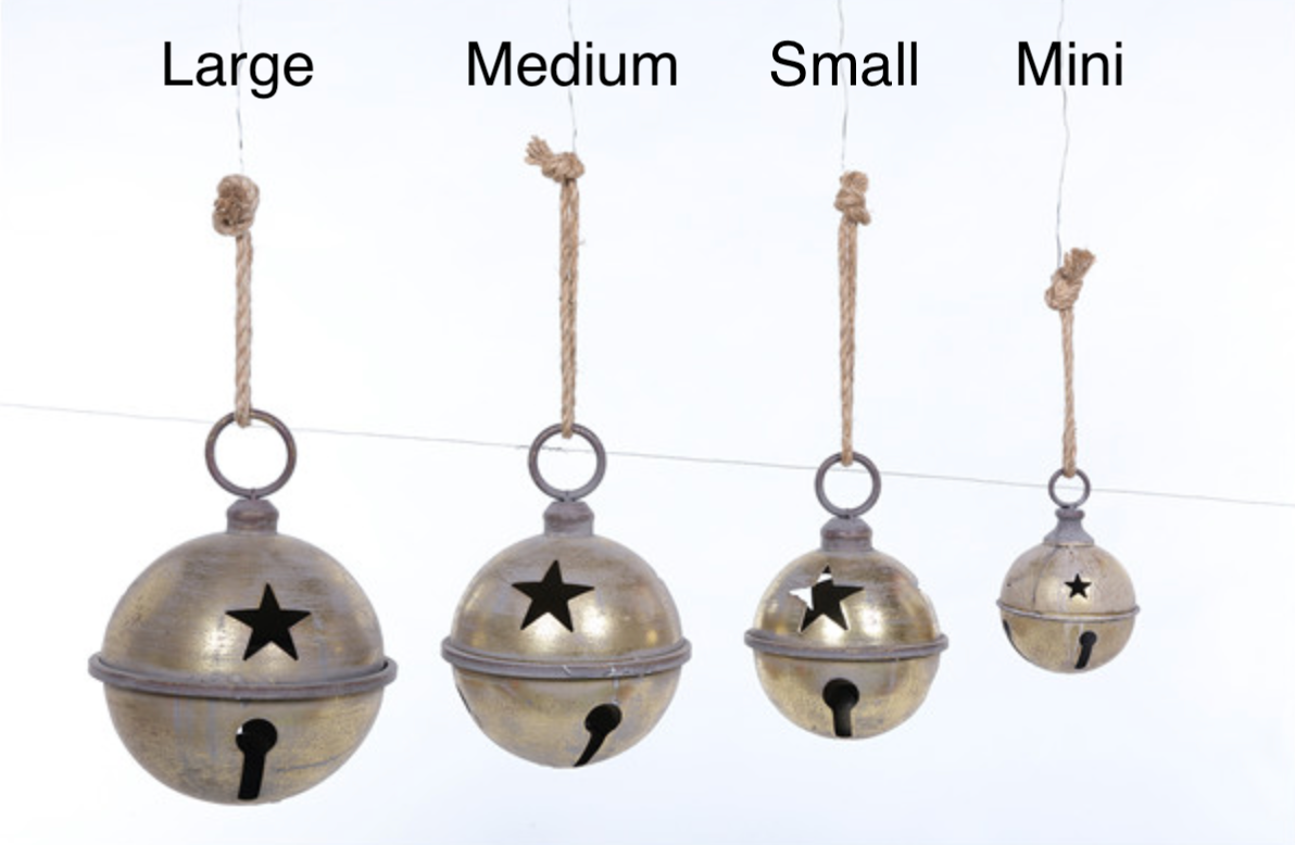 Metal Bronze Star Bell