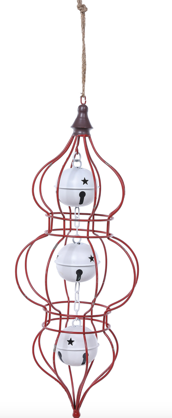 Metal Wire Bell Ornament