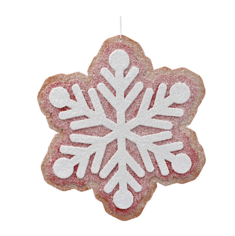 Frosted Snowflake Ornament