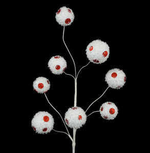 Red and White Polka Dot Spray