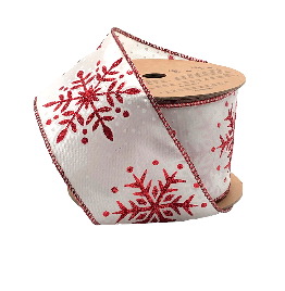 Glitter Snowflake Ribbon