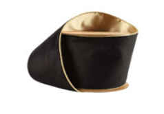 Black Reversible Classic Velvet with Gold Backing - Comes in Multiple Sizes