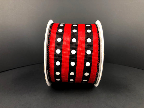 Striped Polka Dot Linen