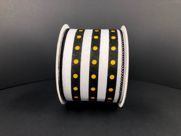 Striped Polka Dot Linen