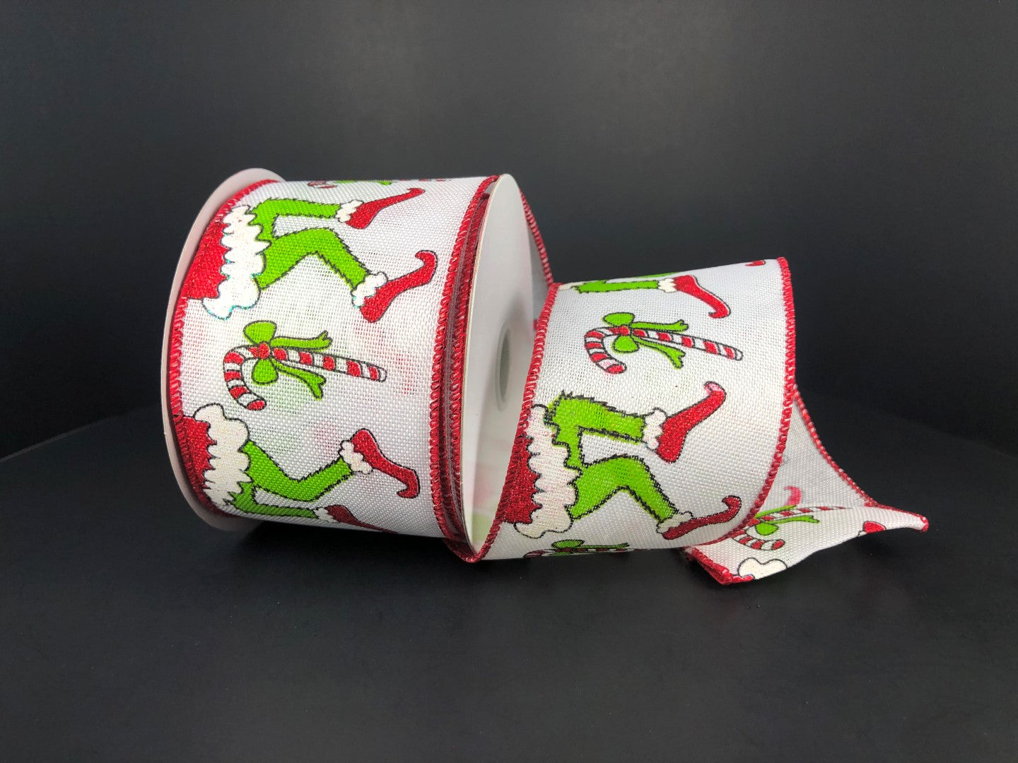 Green Monster Legs Ribbon, Red
