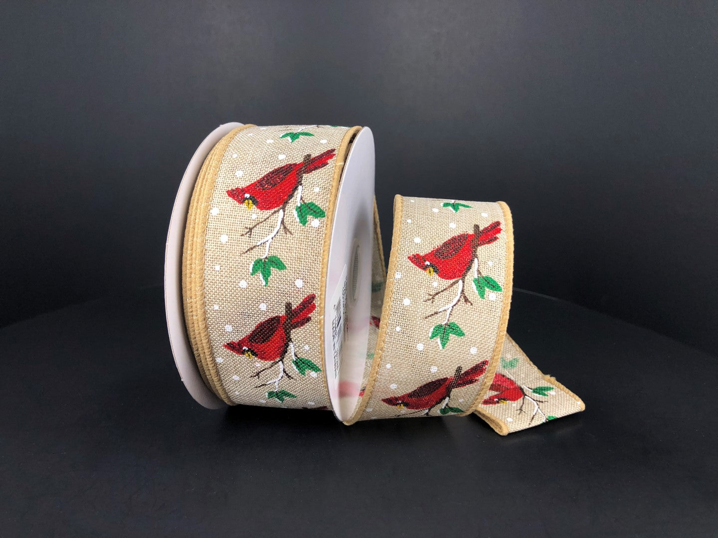 Cardinals on Branch Ribbon