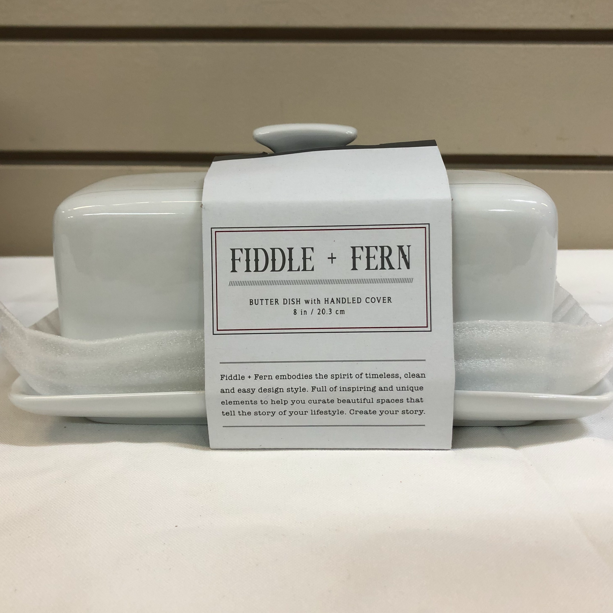 Butter Dish with Handled cover