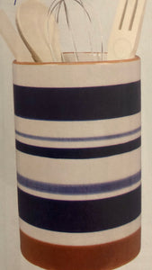 Blue & White Utensil Holder