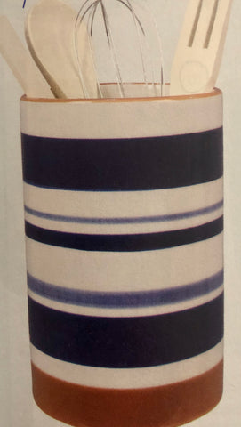 Blue & White Utensil Holder
