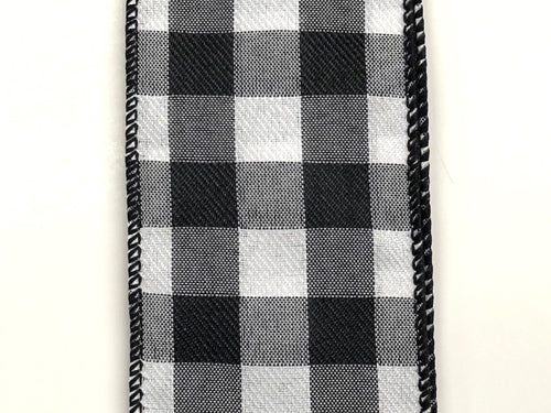 Black and White Buffalo Plaid