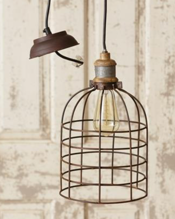Pendant Lamp- Caged Dome