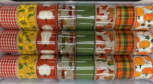 2.5" Assorted Fall Ribbon