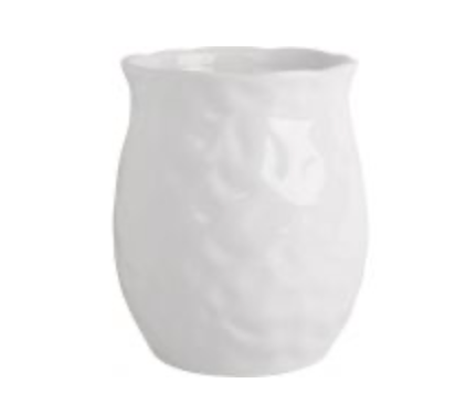 White Utensil Crock