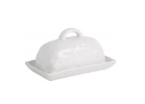White Butter Dish