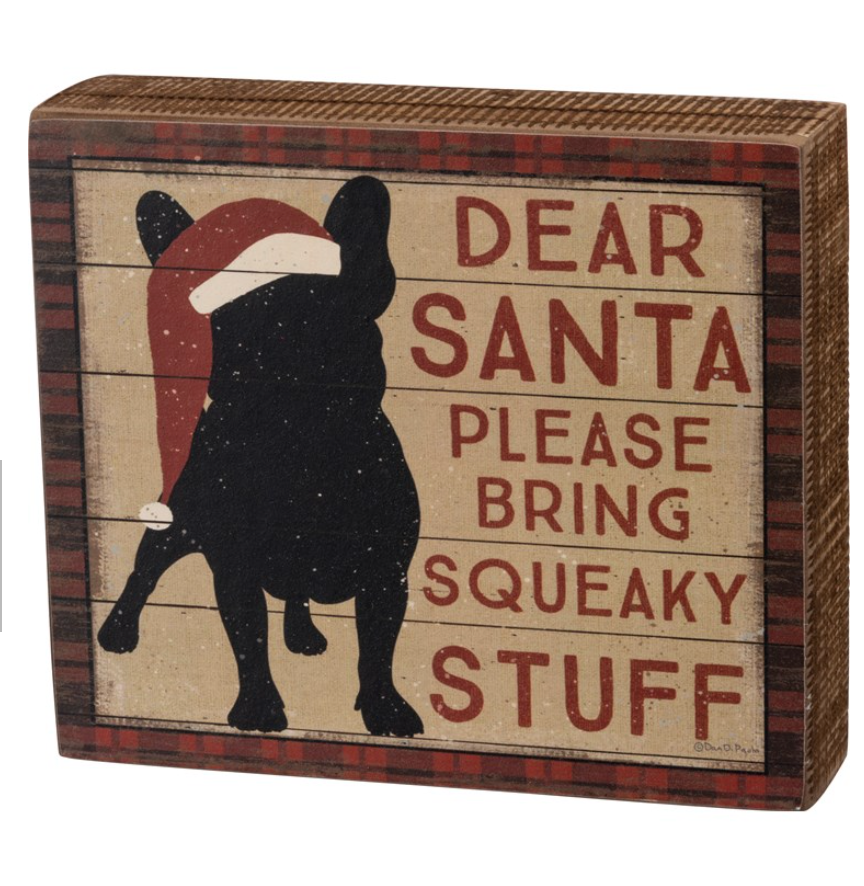 Squeaky Stuff Sign