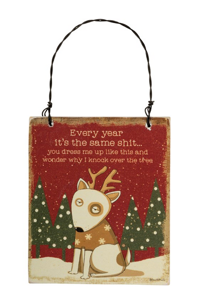 Sassy Dog Ornament