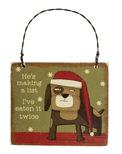 Sassy Dog Ornament