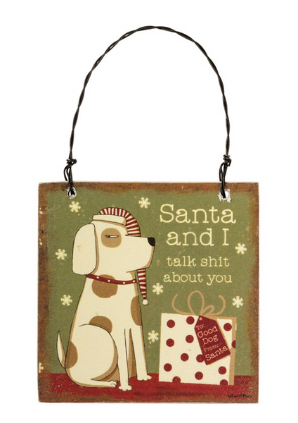 Sassy Dog Ornament