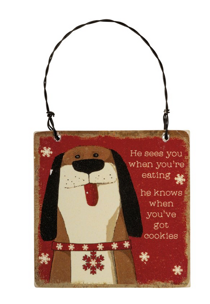 Sassy Dog Ornament