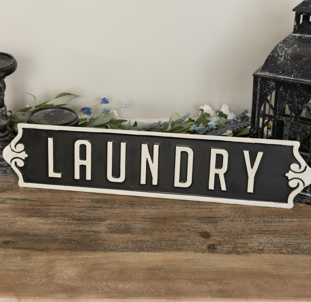 Laundry & Coffee Bar Sign