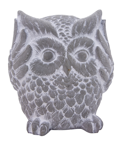 Gray Resin Owl