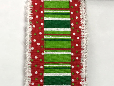 Whimsical Snow Edge Ribbon